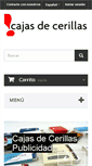Mobile Screenshot of cajasdecerillas.es